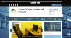 Desktop Screenshot of centre-affaires-versailles-foch.fr